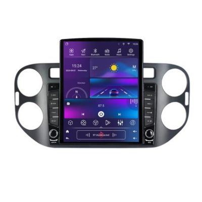 Navigatie VW TIGUAN si Golf Plus 2007-2011 ecran tip TESLA 9.7" cu Android Radio Bluetooth Internet GPS WIFI 2+32 DSP Quad Core