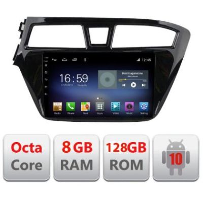 Navigatie Hyundai I20 2015-2018 F-517 Octa Core cu Android Radio Bluetooth Internet GPS WIFI DSP 8+128GB 4G