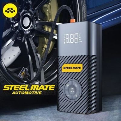 Compresor auto portabil Steelmate P07 si incarcator auto