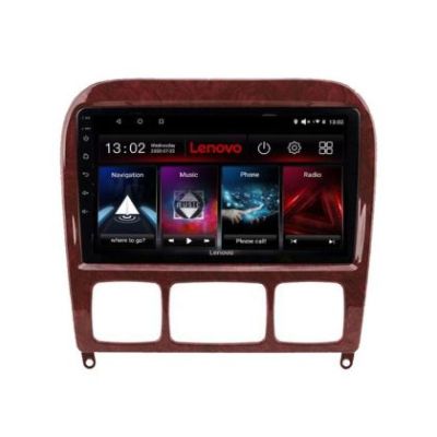 Navigatie Mercedes Clasa S 1998-2005 Lenovo Kit-220 8 core QLED 2K 4+64 360 Android Waze USB Navigatie Internet Youtube Radio