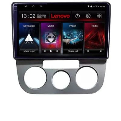 Navigatie VW Golf 5 2004-2010 clima manuala Android radio gps internet 8 core QLED 2K 4+64 360 Lenovo