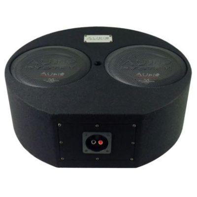 Subwoofer pasiv cu incinta, Audio System, SUBFRAME, 600 w rms, 800 w max, 2 x 10", roata de rezerva