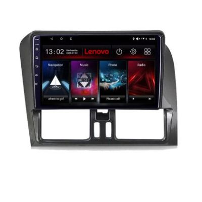Navigatie Volvo XC60 2014-2018 Lenovo 8 core QLED 2K 12+256 360 Android Waze USB Navigatie Internet Youtube Radio