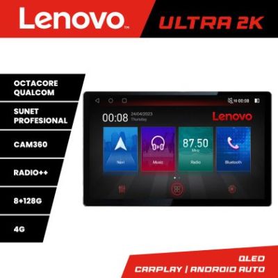 Navigatie Renault Trafic 2008-2012 8 core ecran 13" 2K 8+128 Android Waze USB Navigatie 4G 360 Toslink Youtube Radio