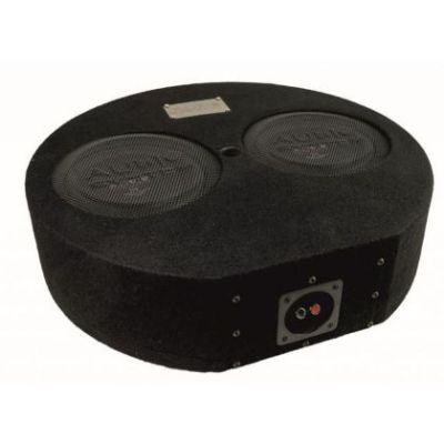 Subwoofer pasiv cu incinta, Audio-System, SUBFRAME, 300 w rms, 400 w max, 2 x 10", roata de rezerva