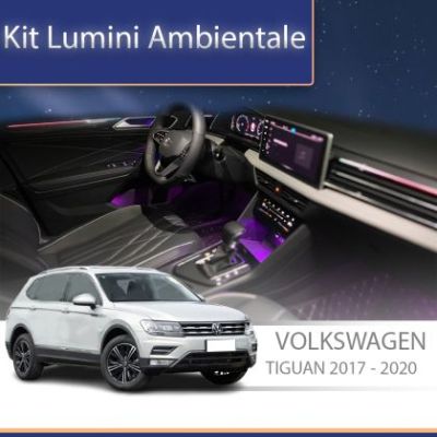 Lumini ambientale VW Tiguan 2016-2021 trimuri control telefon sau sistem original