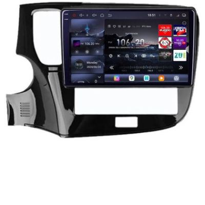 Navigatie Mitsubishi Oultander 2020- Edotec Kit-1230-20 8 core QLED 2K 16+512GB 360 Android Waze USB Navigatie Internet Youtube Radio