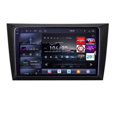 Navigatie VW Golf6 2009-2013 Edotec Kit-GOLF6 8 core QLED 2K 16+512GB 360 Android Waze USB Navigatie Internet Youtube Radio