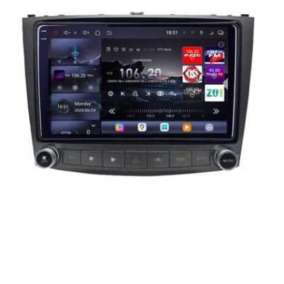 Navigatie Lexus IS 2005-2011 Edotec Kit- IS 8 core QLED 2K 16+512GB 360 Android Waze USB Navigatie Internet Youtube Radio