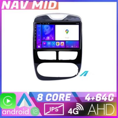 Navigatie Renault Clio 4 V1 KIT 467 EDOTEC-LITE Android Ecran 720P Octa Core 4 64 Carplay