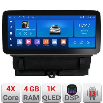 Navigatie Audi Q3 2011-2018 Edotec 4+64 12.3 inch Incell 1K android Wifi 5Ghz gps internet Kit-q3