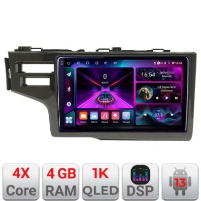Navigatie Honda Fit 2014-2019 Android radio gps internet 4+64 InCell Display 1K Kit-fit-14+EDT-E209-RK