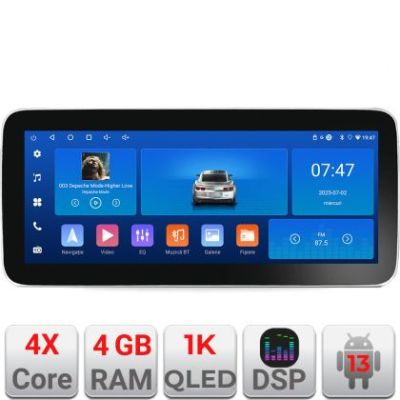 Navigatie universala 2 din 9 inch Edotec 4+64 12.3 inch Incell 1K android Wifi 5Ghz gps internet  C