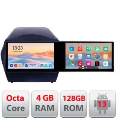Navigatie Hyundai IX35 Kit-361 Edotec 2 ecrane  8 core 4+128 21.6 inch Incell android Wifi 5Ghz gps internet