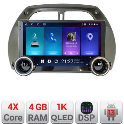 Navigatie Toyota Rav 4 2000-2004 Edotec  4+64 10.5 inch Incell 1K android Wifi 5Ghz gps internet  kit-rav4-old