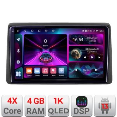 Navigatie Dodge RAM 2019- Android radio gps internet  4+64 InCell Display 1K kit-RAM2019+EDT-E209-RK