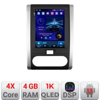 Navigatie tip Tesla Nissan X-Trail 2008-2012 radio gps internet 4 Core carplay android auto 4+64 Incell Display kit-tesla-001+EDT-E220-RK