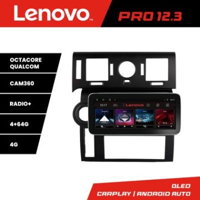 Navigatie dedicata Edonav Hummer H2 2002-2008  Lenovo PRO 4+64 12.3 inch qled android 4G DSP gps internet  KIT-hummer2002