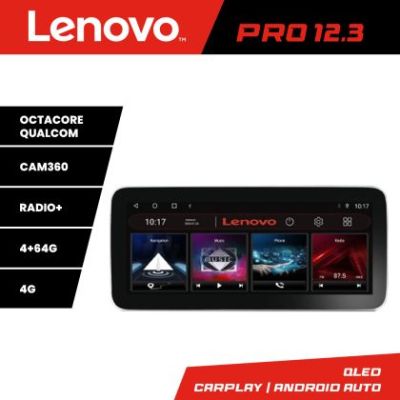 Navigatie Smart 2005-2010 K-smart05 Lenovo PRO 4+64 12.3 inch qled android 4G DSP gps internet