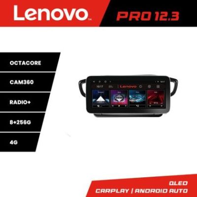 Navigatie Hyundai Ioniq 2016-2020 Lenovo PRO 8+256 12.3 inch qled android 4G DSP gps internet  KIT-ioniq