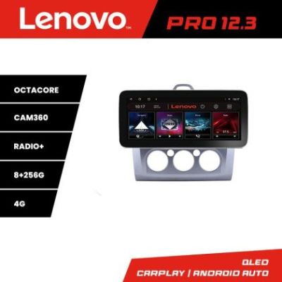 Navigatie Ford Focus clima manuala K-140-manual Lenovo PRO 8+256 12.3 inch qled android 4G DSP gps internet 32
