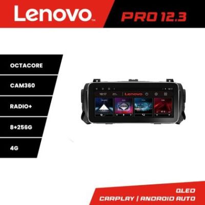 Navigatie Citroen Jumpy Toyota Proace Peugeot Traveller Lenovo PRO 8+256 12.3 inch qled android 4G DSP gps internet v2
