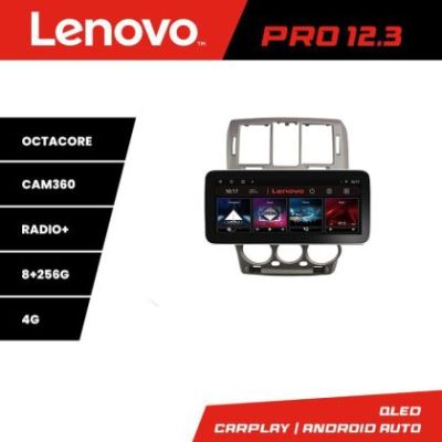 Navigatie Hyundai Getz 2002-2010 Lenovo PRO 8+256 12.3 inch qled android 4G DSP gps internet  kit-getz