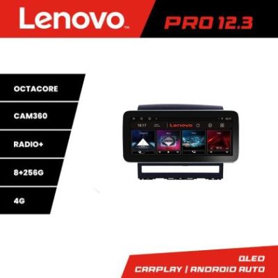 Navigatie Fiat Albea 2009-2014 K-Albea Lenovo PRO 8+256 12.3 inch qled android 4G DSP gps internet