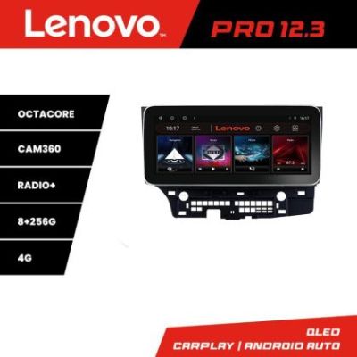 Navigatie MITSUBISHI LANCER K-037 Lenovo PRO 8+256 12.3 inch qled android 4G DSP gps internet  8Core