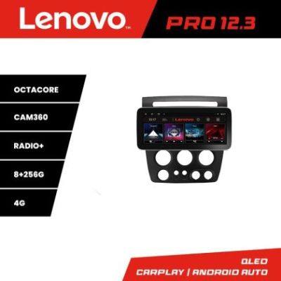 Navigatie Hummer H3 Lenovo PRO 8+256 12.3 inch qled android 4G DSP gps internet  8Core