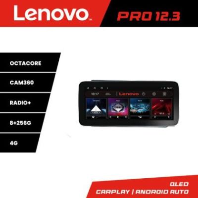 Navigatie Toyota 2DIN K-TY2DIN Lenovo PRO 8+256 12.3 inch qled android 4G DSP gps internet  8Core