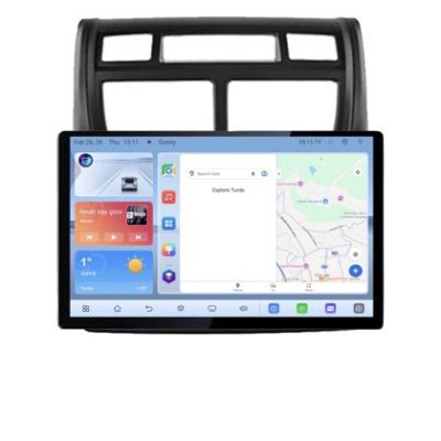 Navigatie dedicata Kia Sportage 2007-2013 N-023 Edonav ecran 13" 1K 4+64 Android Waze USB Navigatie 4G 360 Toslink Youtube Rad