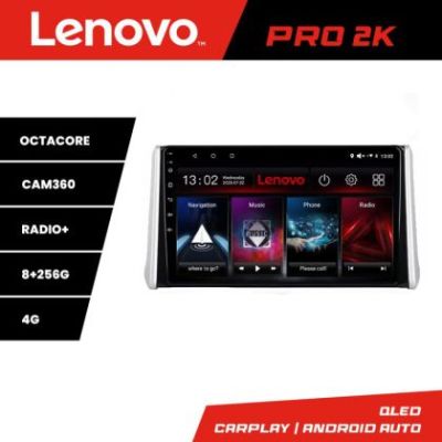 Navigatie Toyota RAV4 2018 8 core QLED 2K 8+256 360 Android Waze USB Navigatie Internet Youtube Radio Lenovo