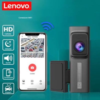 Camera DVR Lenovo S7-3280 4K fata si 1080 spate ecran 3.2 inch IPS Wifi unghi larg monitorizare parcare