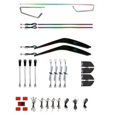 Lumini ambientale Toyota Corolla 2019-2021 set complet control telefon sau sistem original