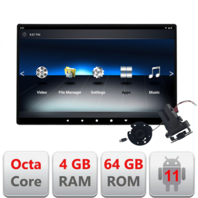 Prindere dedicată pentru Monitor Android TRAVEL11.6A2-BMW01 pentru tetieră cu Ecran IPS tactil HD Video Music TV Player Intrare HDMI WiFi