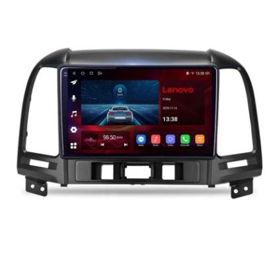 Navigatie Hyundai Santa Fe gen 2 2006-2012, Lenovo Ultra Original, Qualcomm 8-Core, 4G, Camera 360, CarPlay Wireless, 4+64GB, 9"