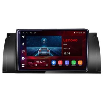 Navigatie BMW X5 E53 / Seria 5 E39 / Seria 7 E38 1994-2006, Lenovo Ultra Original, Qualcomm 8-Core, 4G, Camera 360, CarPlay Wireless, 4+64GB, 9"