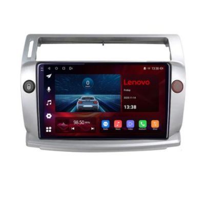 Navigatie Citroen C4 gen 1 2004-2009, Lenovo Ultra Original, Qualcomm 8-Core, 4G, Camera 360, CarPlay Wireless, 4+64GB, 9"