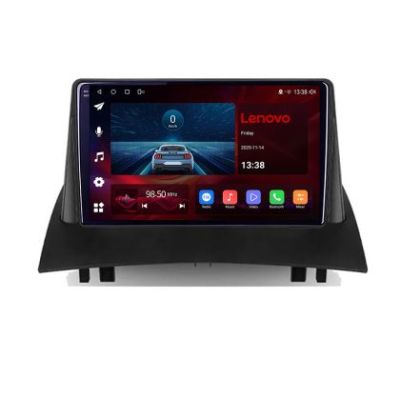 Navigatie Renault Megane gen 2 2002-2007, Lenovo Ultra Original, Qualcomm 8-Core, 4G, Camera 360, CarPlay Wireless, 4+64GB, 9"