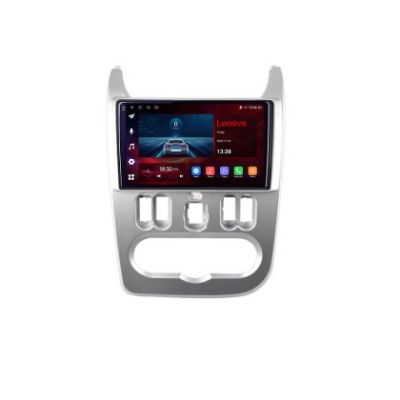 Navigatie Dacia Sandero gen 1 2008-2011, Lenovo Ultra Original, Qualcomm 8-Core, 4G, Camera 360, CarPlay Wireless, 4+64GB, 9"