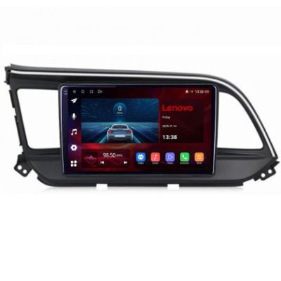 Navigatie Hyundai Elantra gen 6 2015-2019, Lenovo Ultra Original, Qualcomm 8-Core, 4G, Camera 360, CarPlay Wireless, 4+64GB, 9"