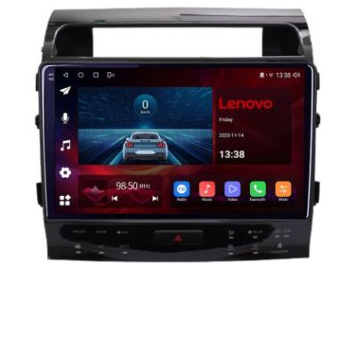 Navigatie Toyota Landcruiser L200 V8 2008-2020, Lenovo Ultra Original, Qualcomm 8-Core, 4G, Camera 360, CarPlay Wireless, 4+64GB, 9"