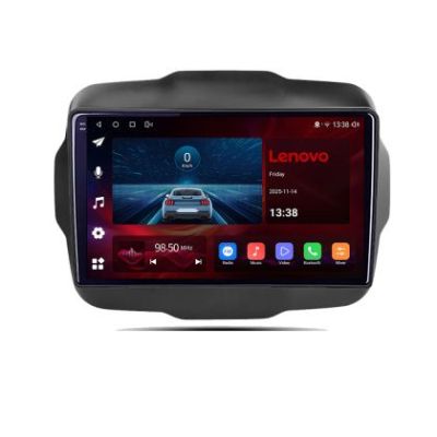 Navigatie Jeep Renegade gen 2 / 1 2014-, Lenovo Ultra Original, Qualcomm 8-Core, 4G, Camera 360, CarPlay Wireless, 4+64GB, 9"