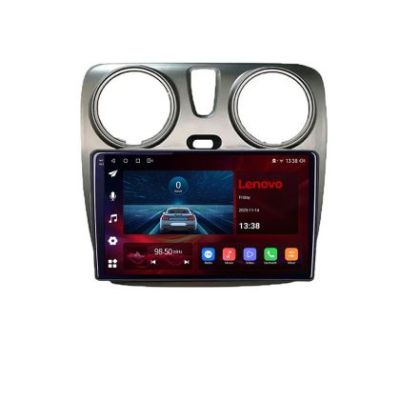 Navigatie Dacia Dokker, Lenovo Ultra Original, Qualcomm 8-Core, 4G, Camera 360, CarPlay Wireless, 4+64GB, 9"