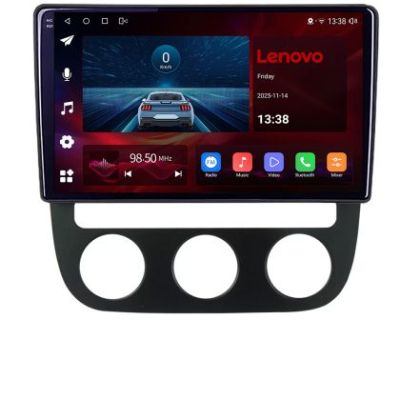 Navigatie Volkswagen Golf 5 2004-2009, Lenovo Ultra Original, Qualcomm 8-Core, 4G, Camera 360, CarPlay Wireless, 4+64GB, 10.1"