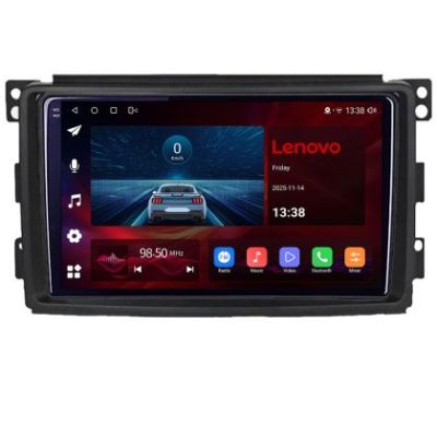 Navigatie Smart ForTwo gen 2 2007-2013, Lenovo Ultra Original, Qualcomm 8-Core, 4G, Camera 360, CarPlay Wireless, 4+64GB, 9"