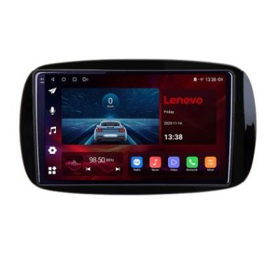 Navigatie Smart ForFour gen 2 / ForTwo gen 3 2014-, Lenovo Ultra Original, Qualcomm 8-Core, 4G, Camera 360, CarPlay Wireless, 4+64GB, 9"