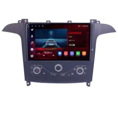 Navigatie Ford Galaxy gen 2 2006-2014, Lenovo Ultra Original, Qualcomm 8-Core, 4G, Camera 360, CarPlay Wireless, 4+64GB, 9"
