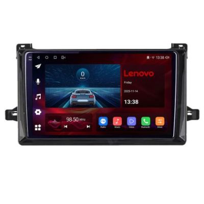 Navigatie Toyota Prius gen 4 2015-2021, Lenovo Ultra Original, Qualcomm 8-Core, 4G, Camera 360, CarPlay Wireless, 4+64GB, 9"